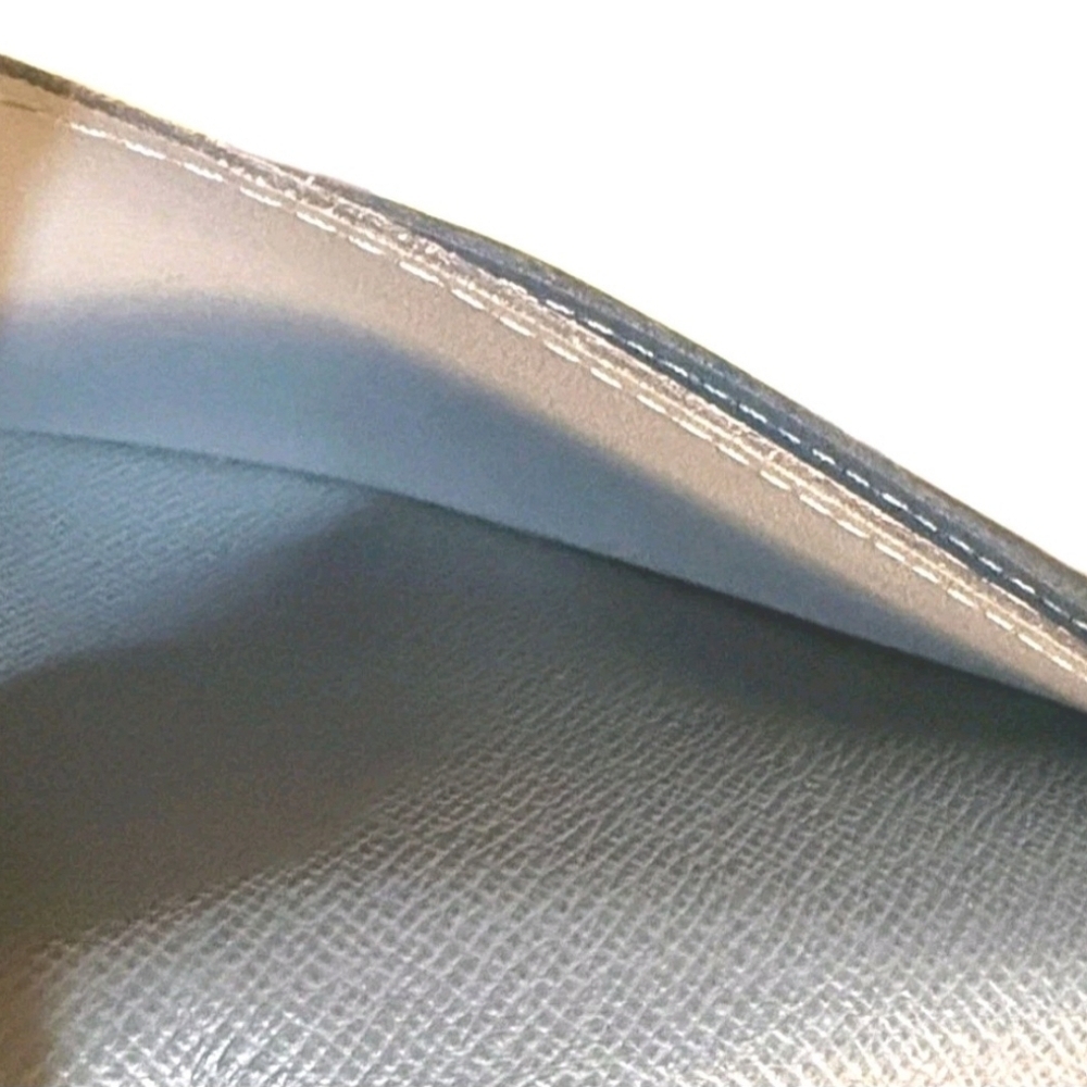 RARE LOUIS VUITTON Grey Taiga Brazza (Unisex) Bifold Long Wallet (EUC) - Picture 9 of 11